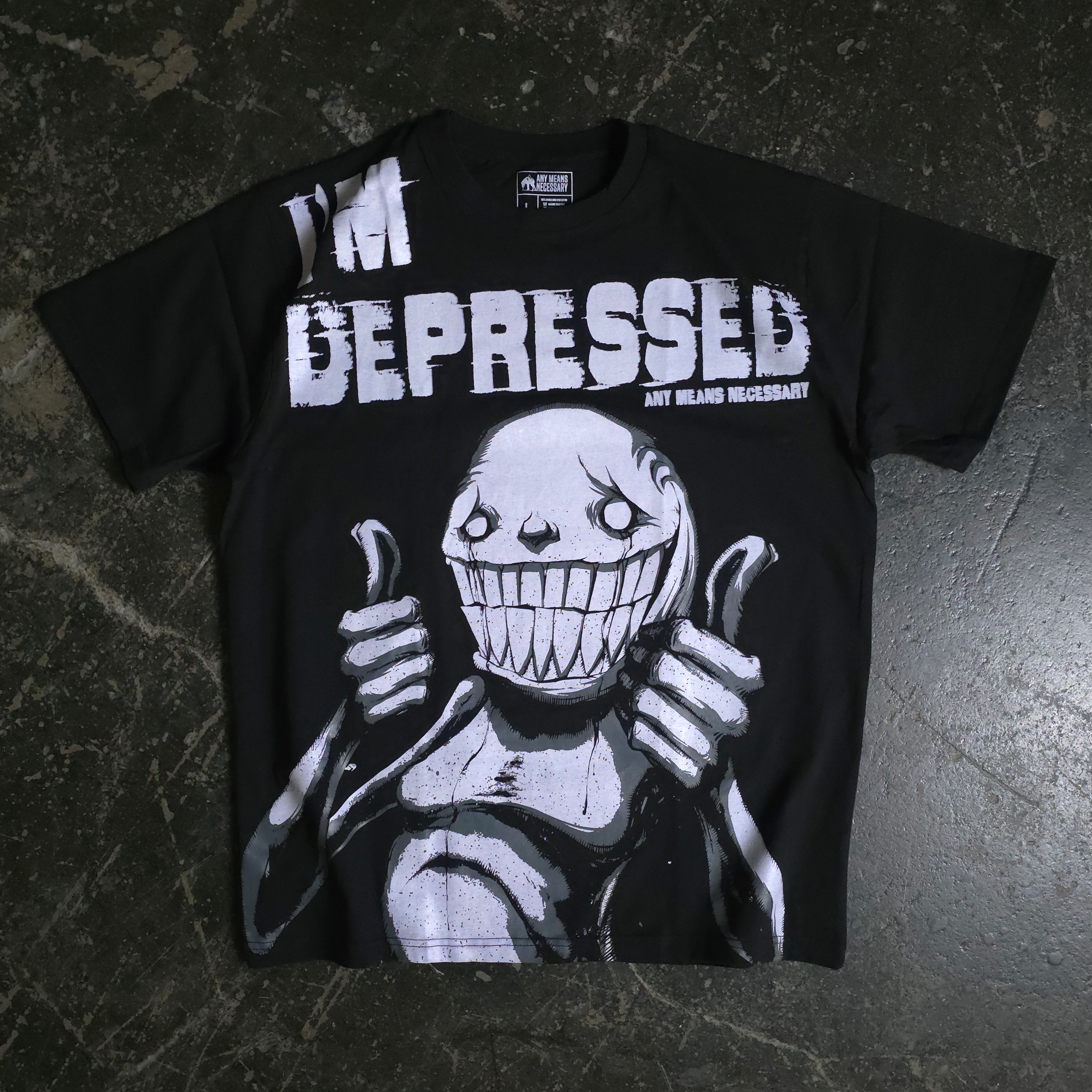 I'm Depressed T-Shirt Black
