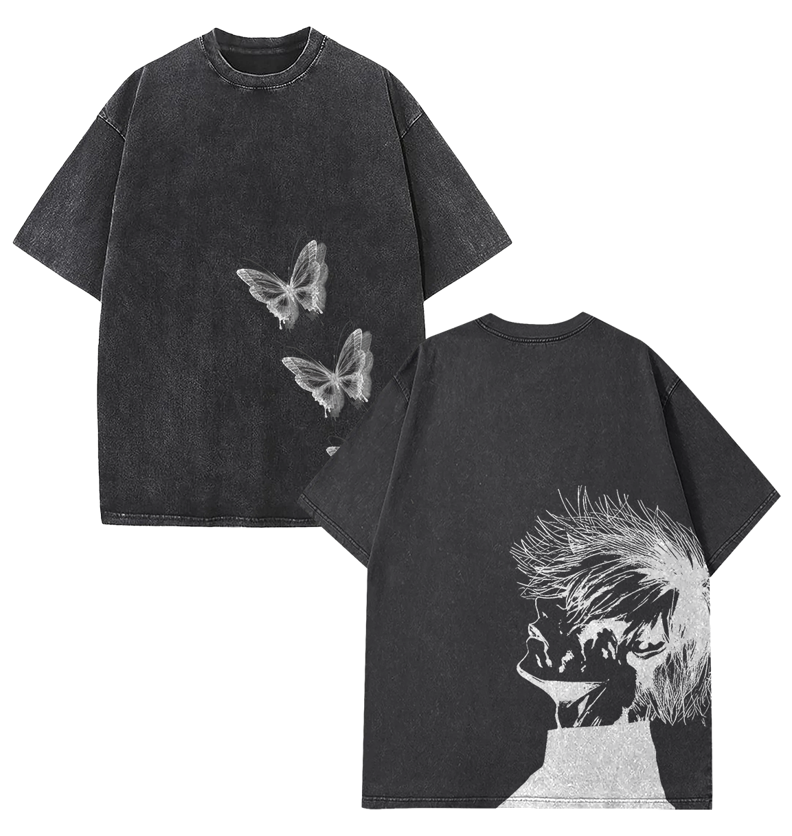 Retro Vintage Ken Kaneki Tokyoooo Ghoul anime vintage Clothing Cotton | 'TTT'