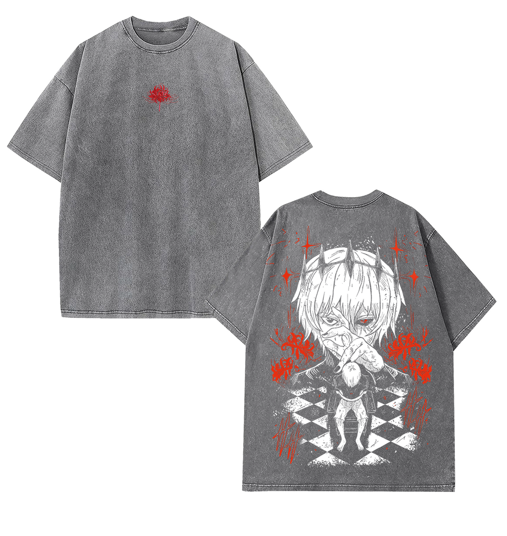 Retro Limited Heavy Vintage 'One-Eyed King Kaneki Ken' Tokyo Ghoul 2-Sided | 'TTT'