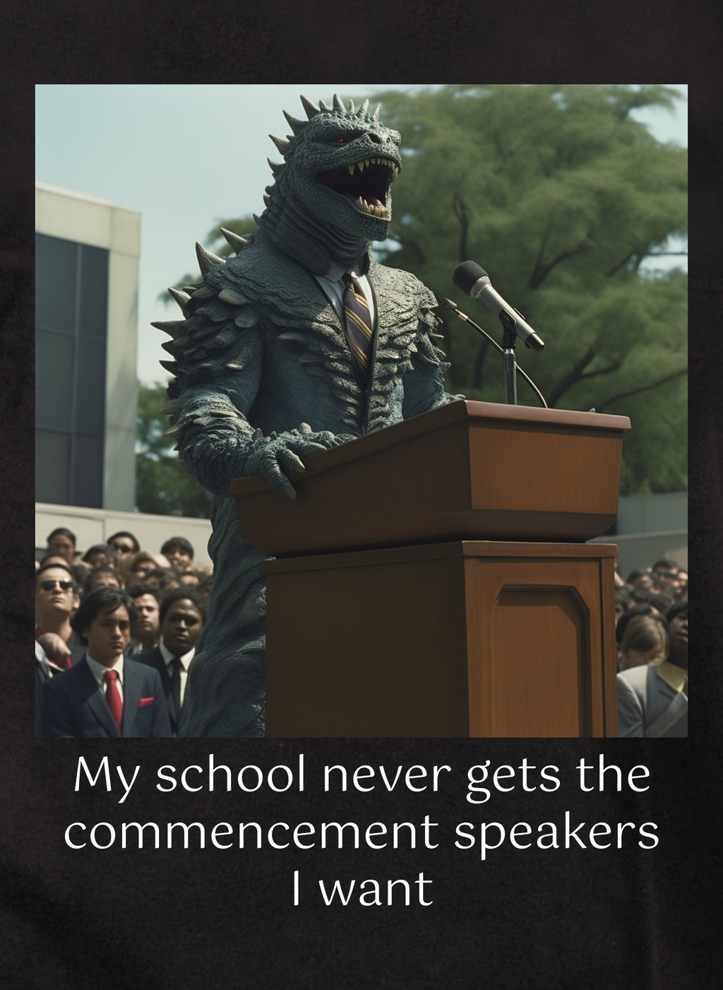 My school never gets the commencement speakers I want T-Shirt
