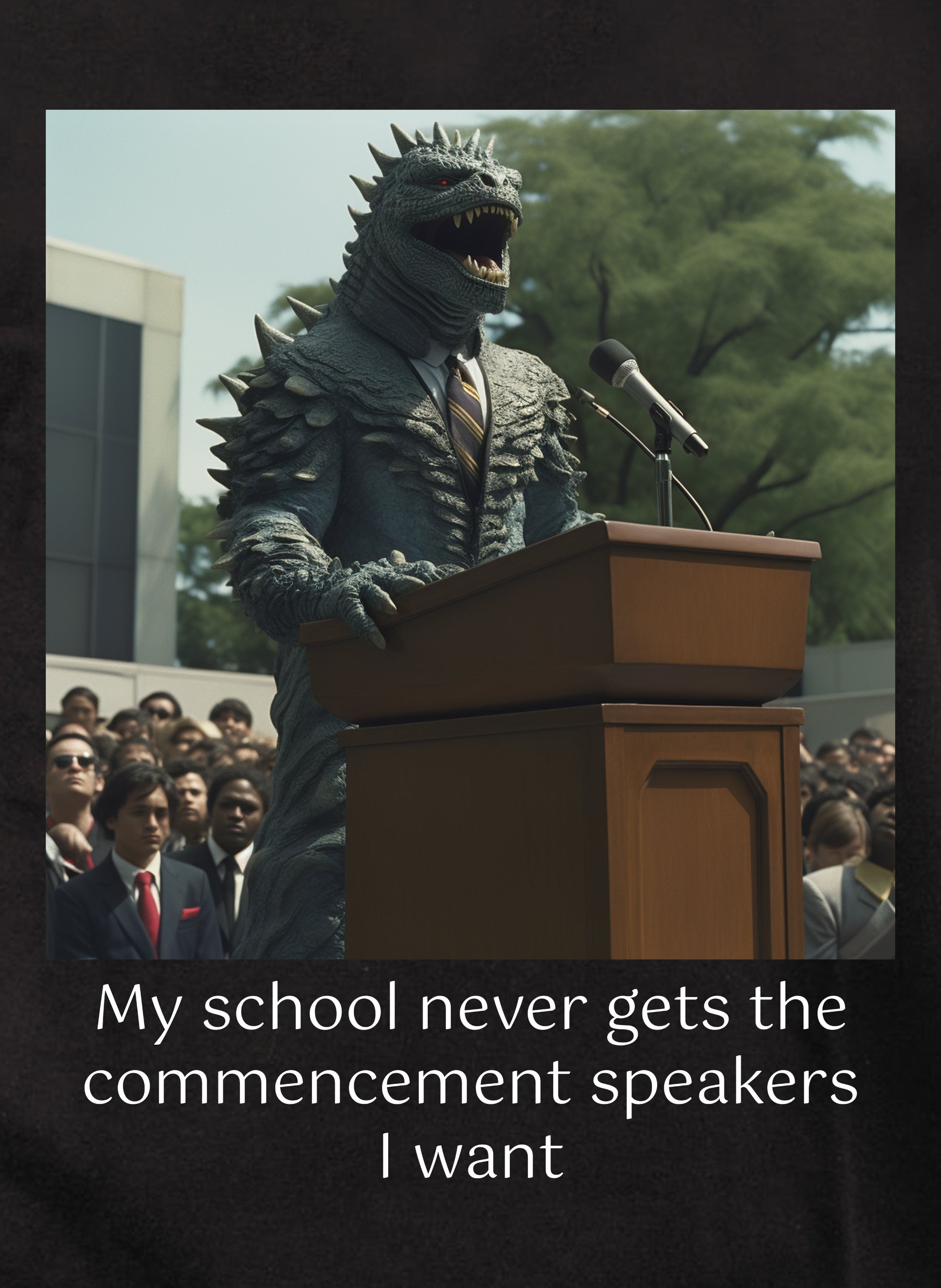My school never gets the commencement speakers I want T-Shirt