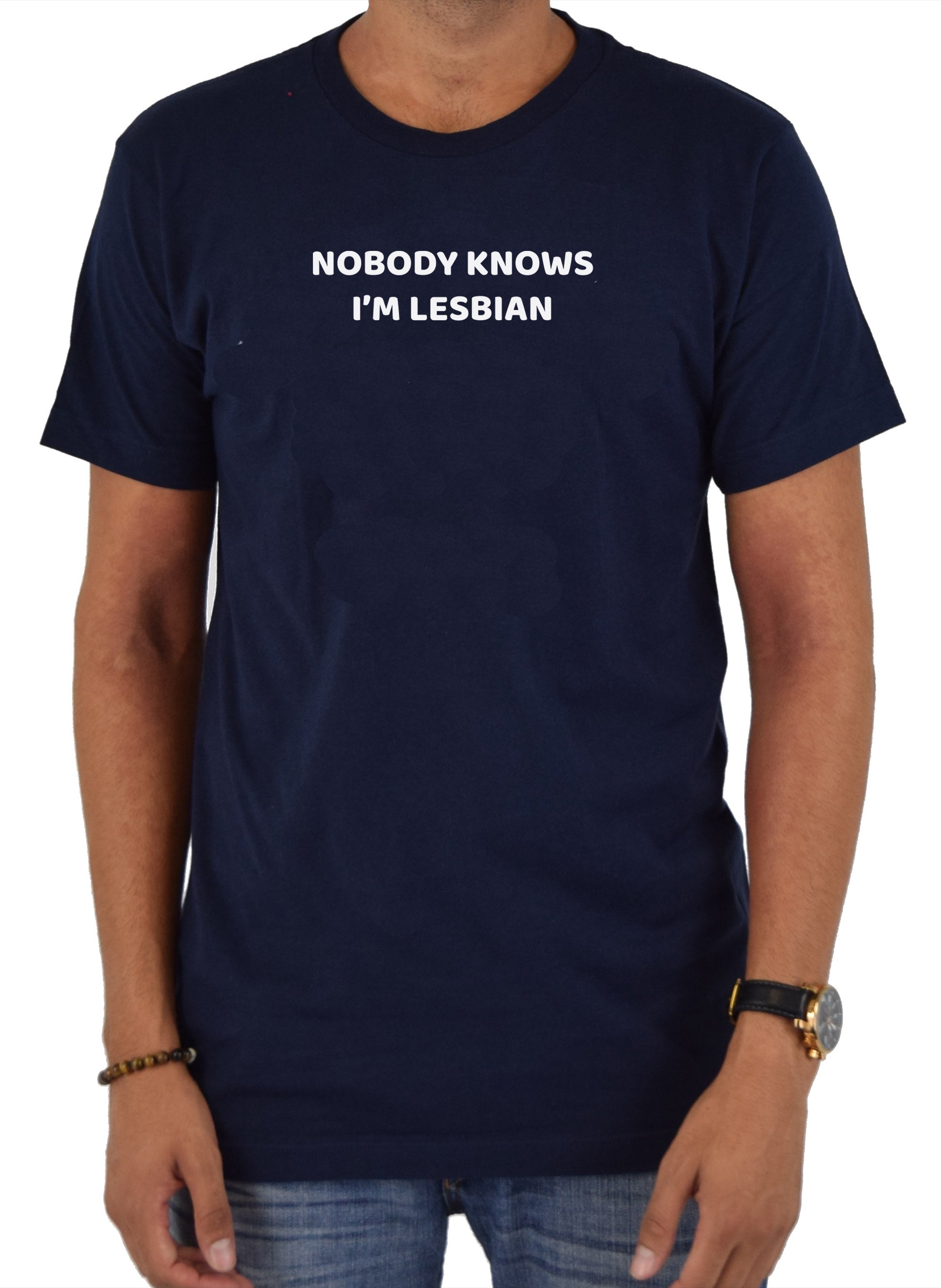 NOBODY KNOWS I’M LESBIAN T-Shirt