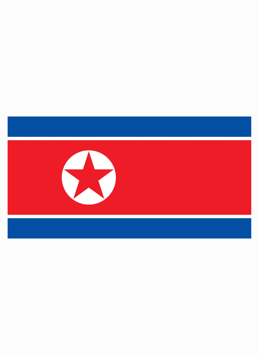 North Korean Flag T-Shirt