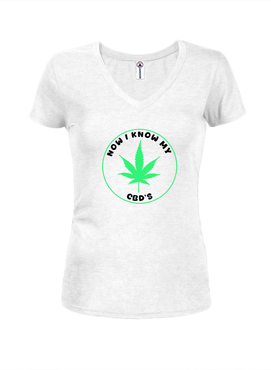 Now I know my CBD's Juniors V Neck T-Shirt