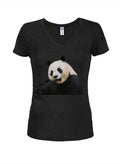 Panda Juniors V Neck T-Shirt