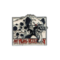 Snarl Enamel Pin