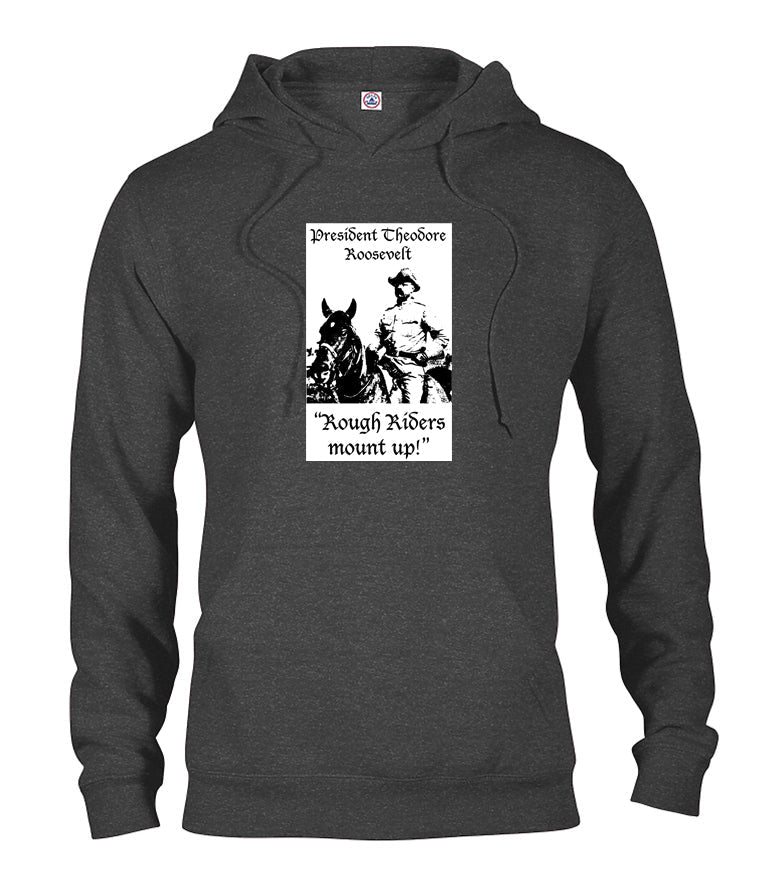 President Theodore Roosevelt Rough Riders Mount Up T-Shirt