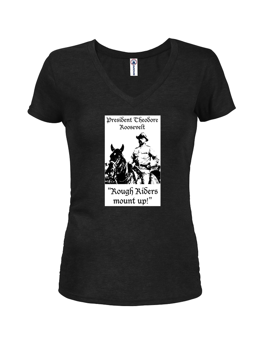 President Theodore Roosevelt Rough Riders Mount Up T-Shirt