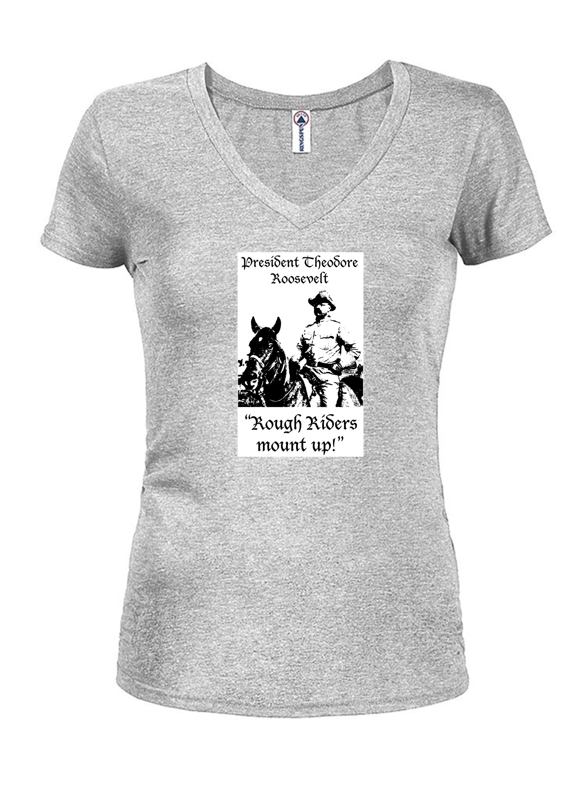 President Theodore Roosevelt Rough Riders Mount Up T-Shirt