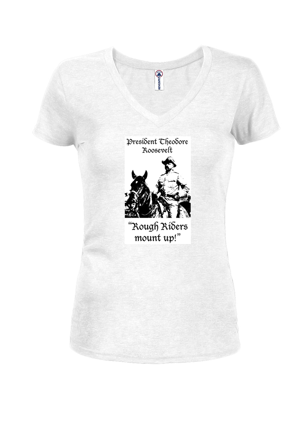 President Theodore Roosevelt Rough Riders Mount Up T-Shirt
