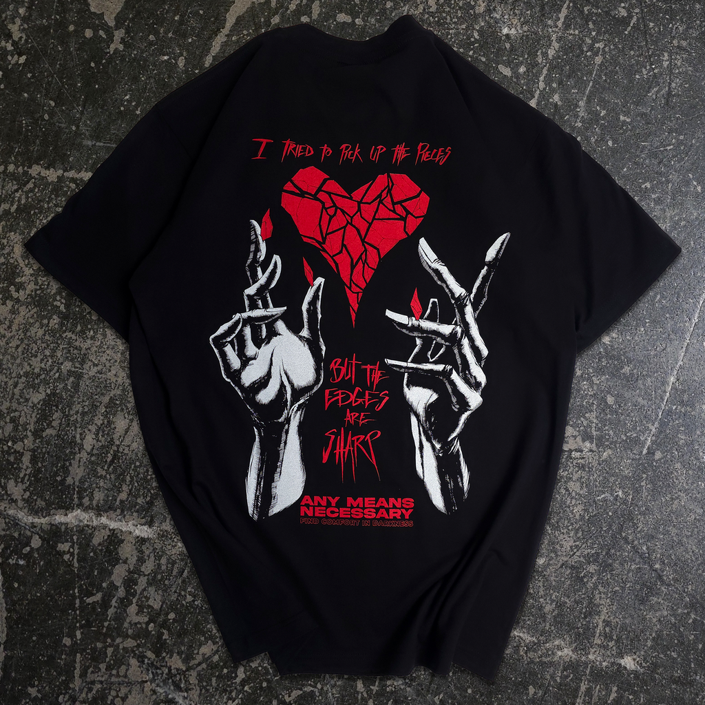 Sharp Edges T-Shirt Black