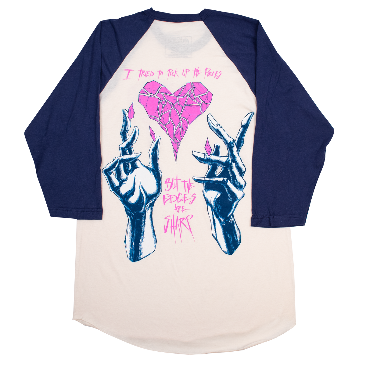 Sharp Edges 3/4 Sleeve T-Shirt