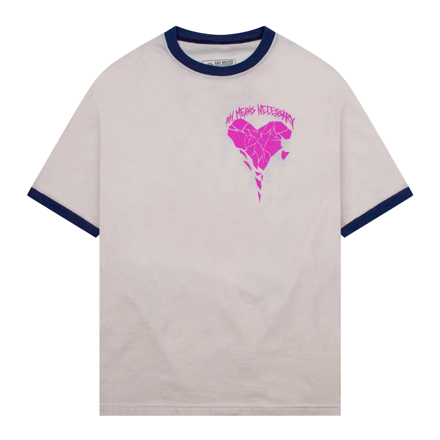 Sharp Edges T-Shirt Vintage White/Blue