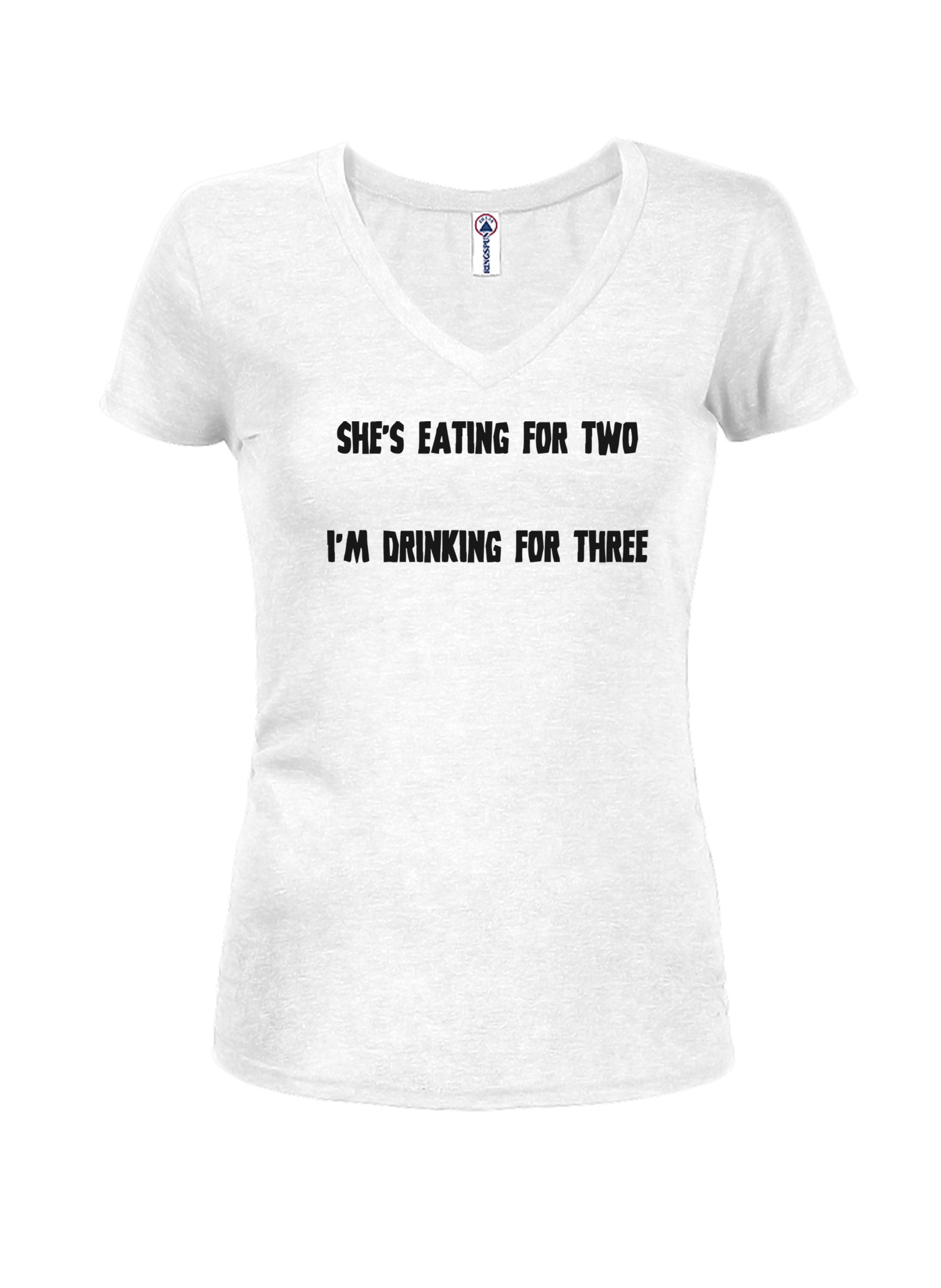 She’s eating for two I’m drinking for three T-Shirt