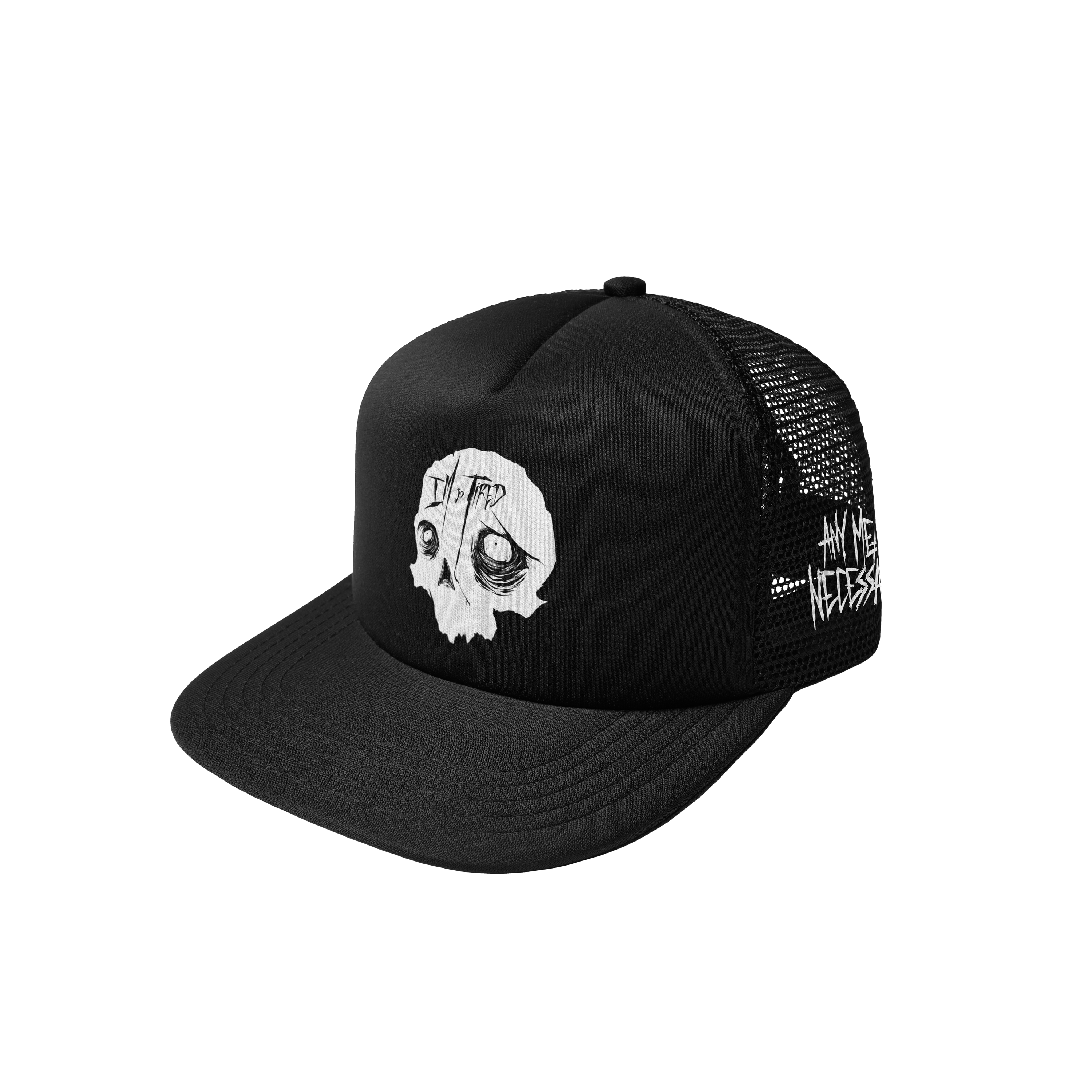 So Tired Trucker Hat Black
