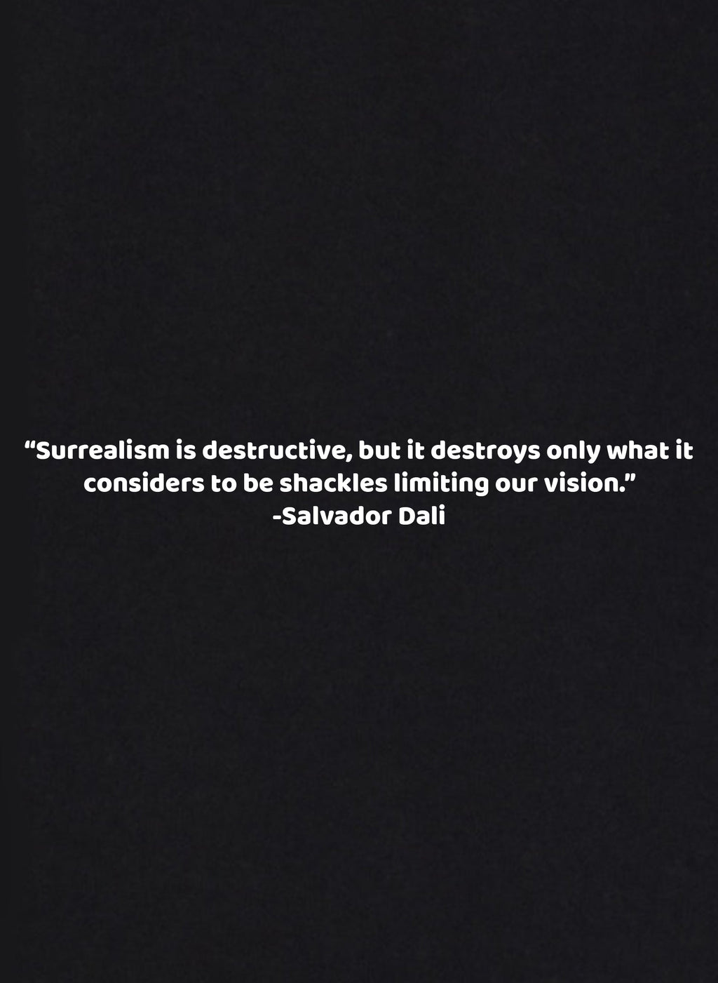 Surrealism is Destructive T-Shirt