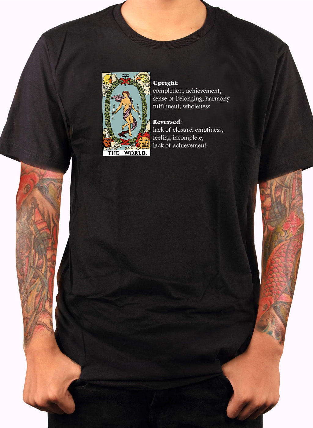 The World Tarot Card Meaning T-Shirt