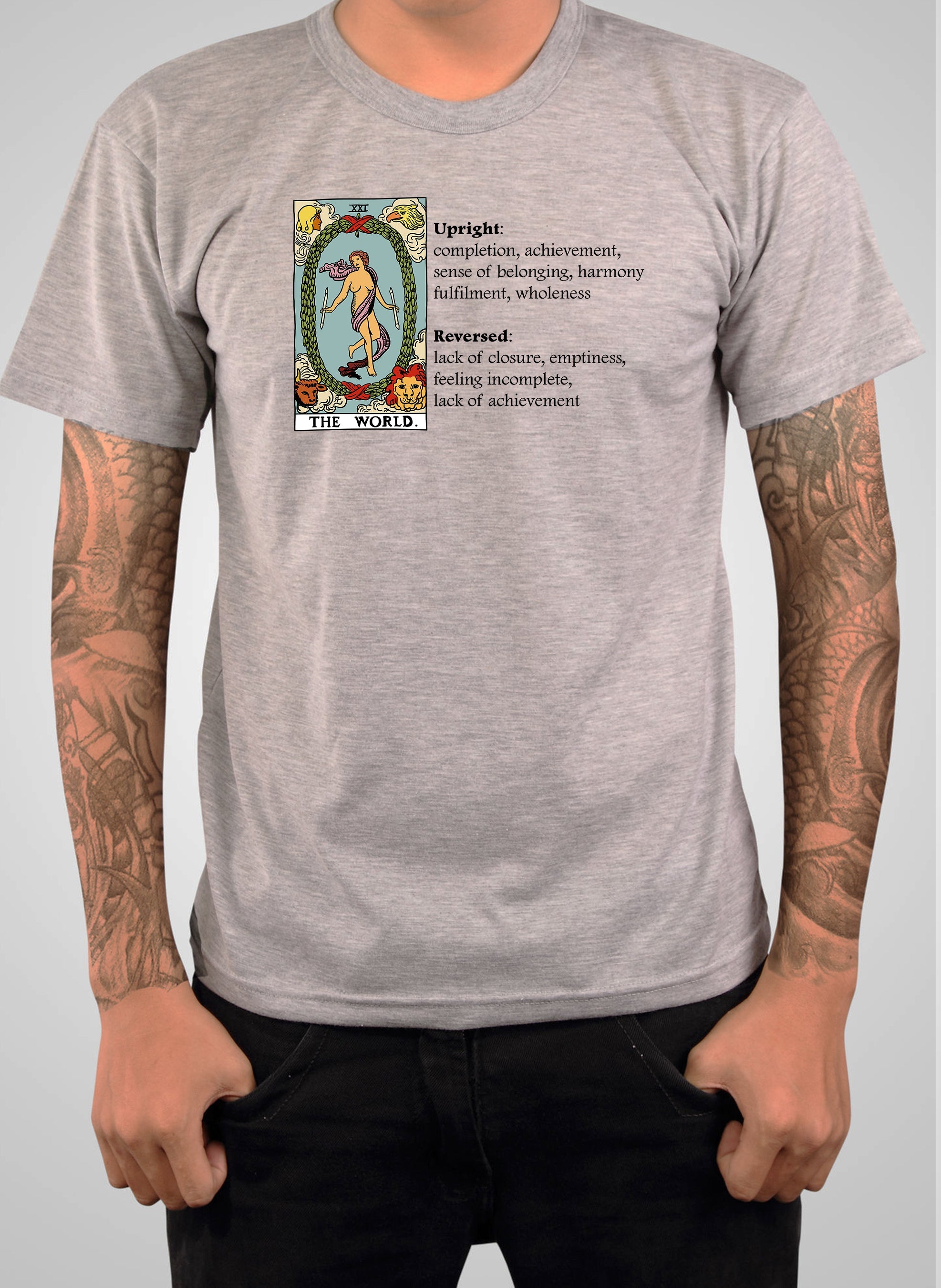 The World Tarot Card Meaning T-Shirt