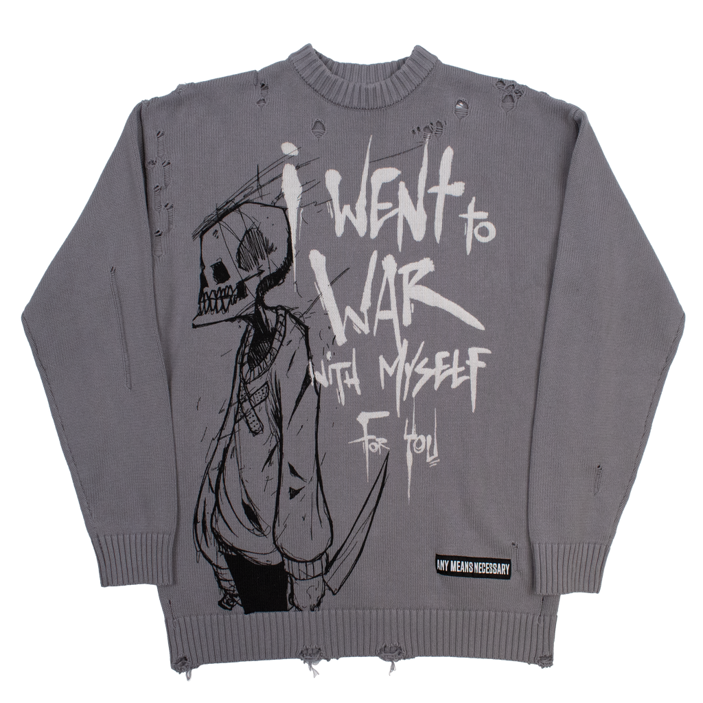 War with Myself Knit Sweater