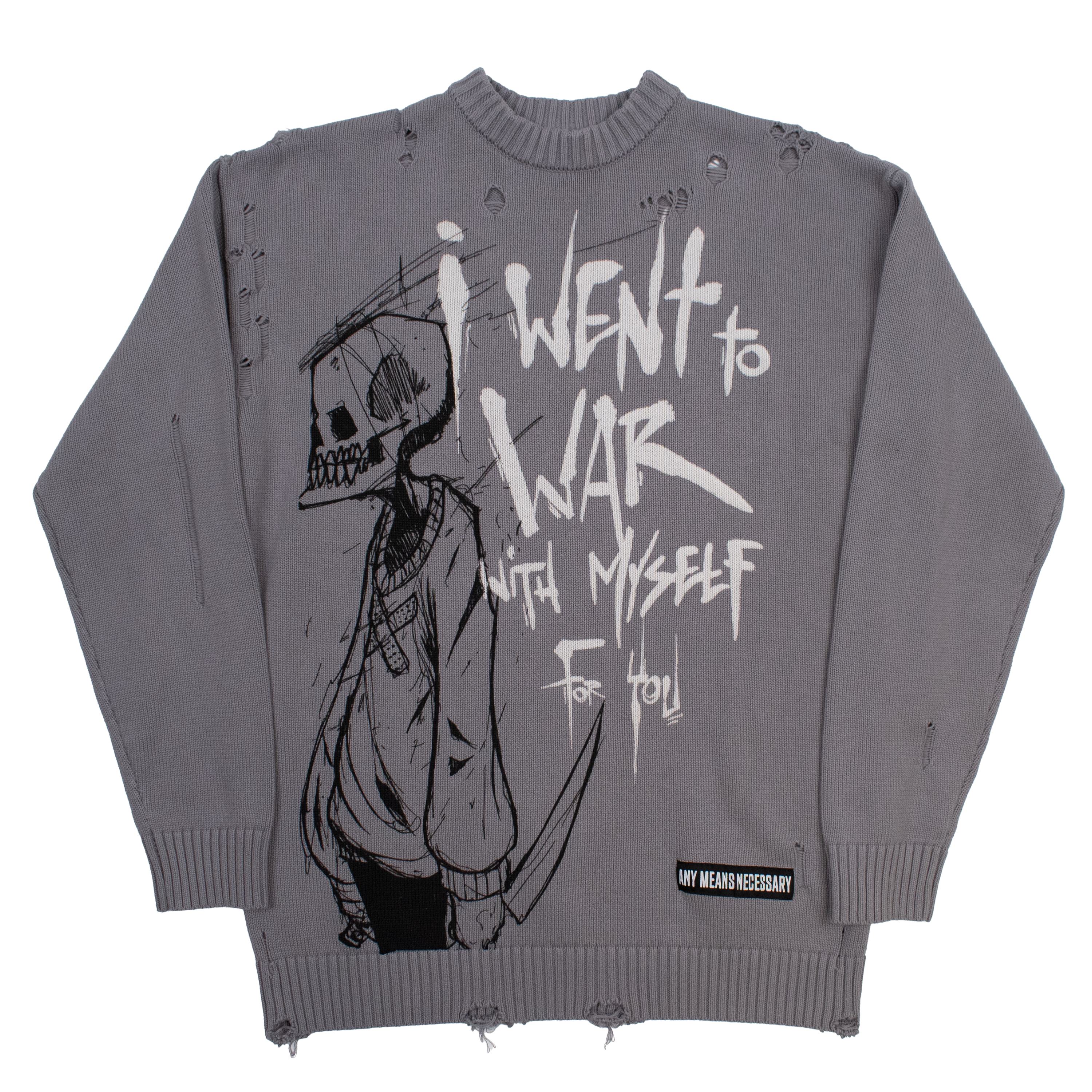 War with Myself Knit Sweater