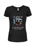 We Broke Up But Could Still be Cousins Juniors V Neck T-Shirt