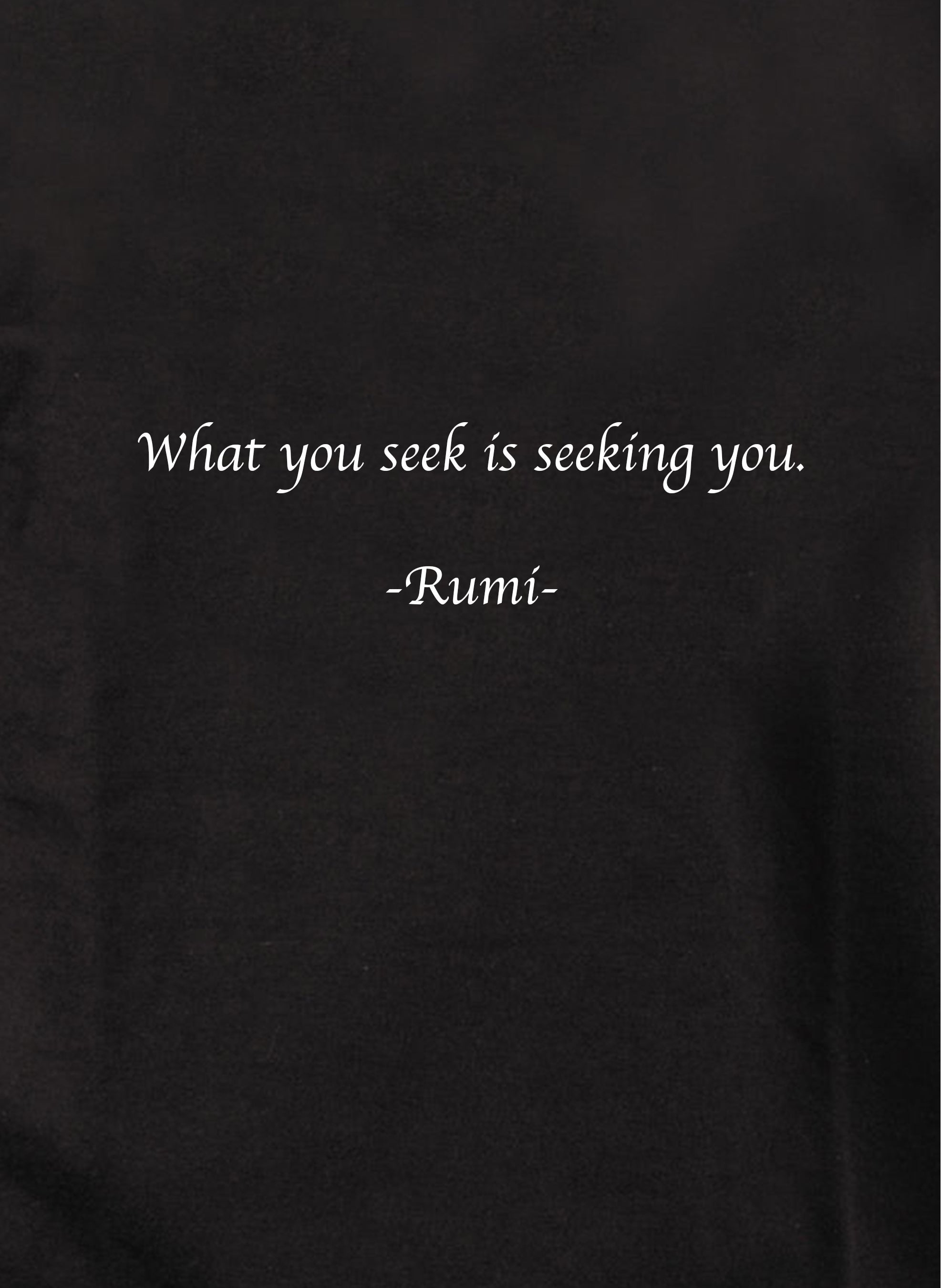 What you seek is seeking you Kids T-Shirt