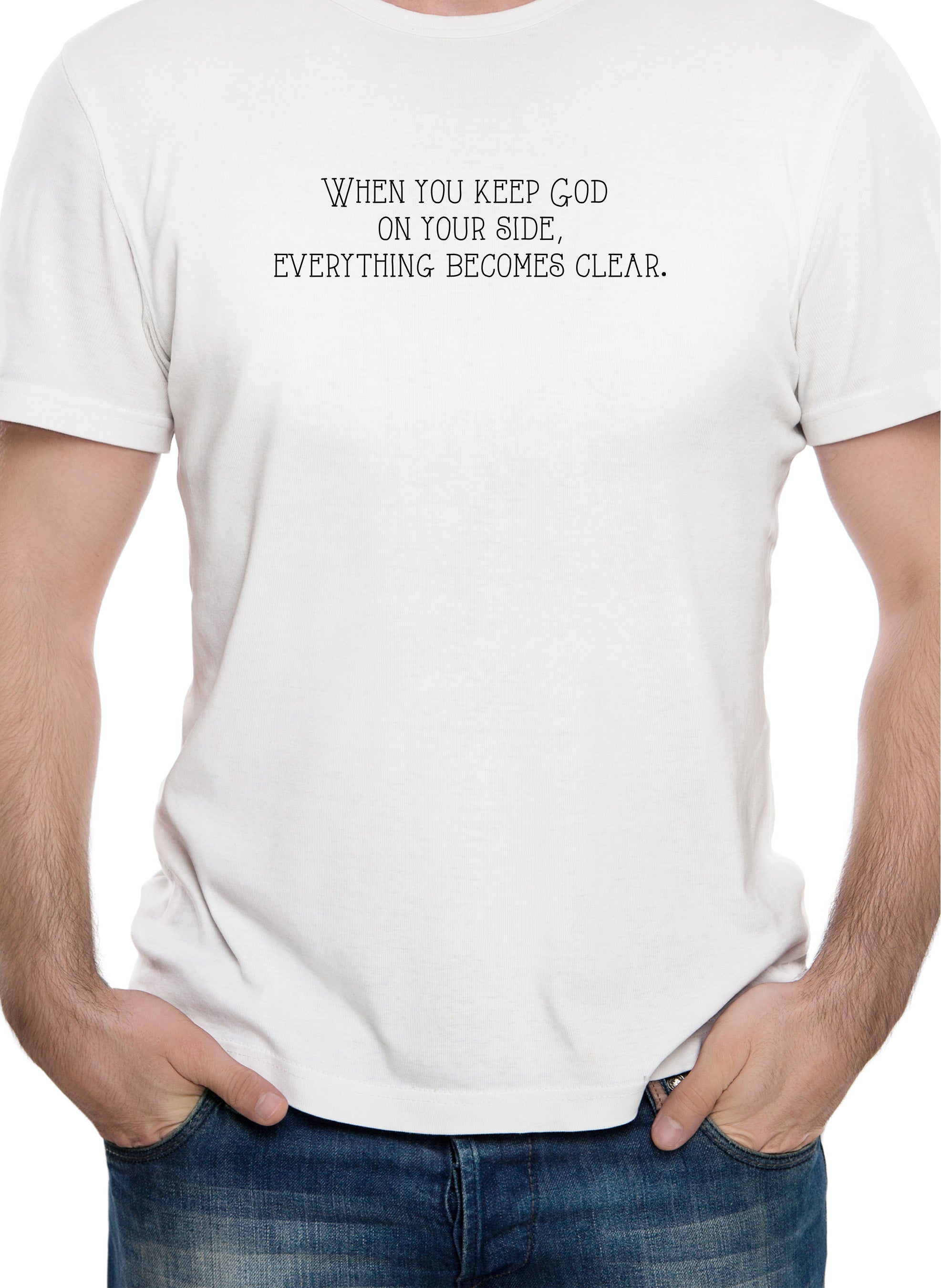 When you keep God on your side T-Shirt