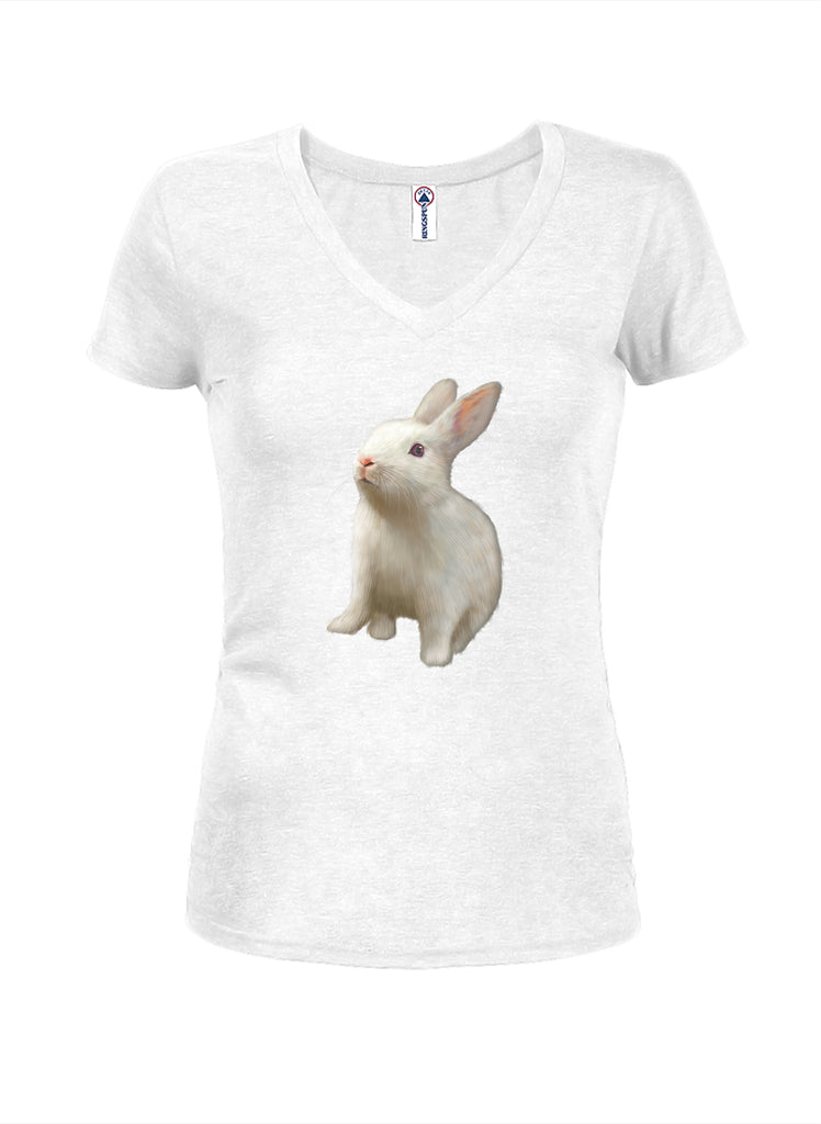 White Rabbit Juniors V Neck T-Shirt