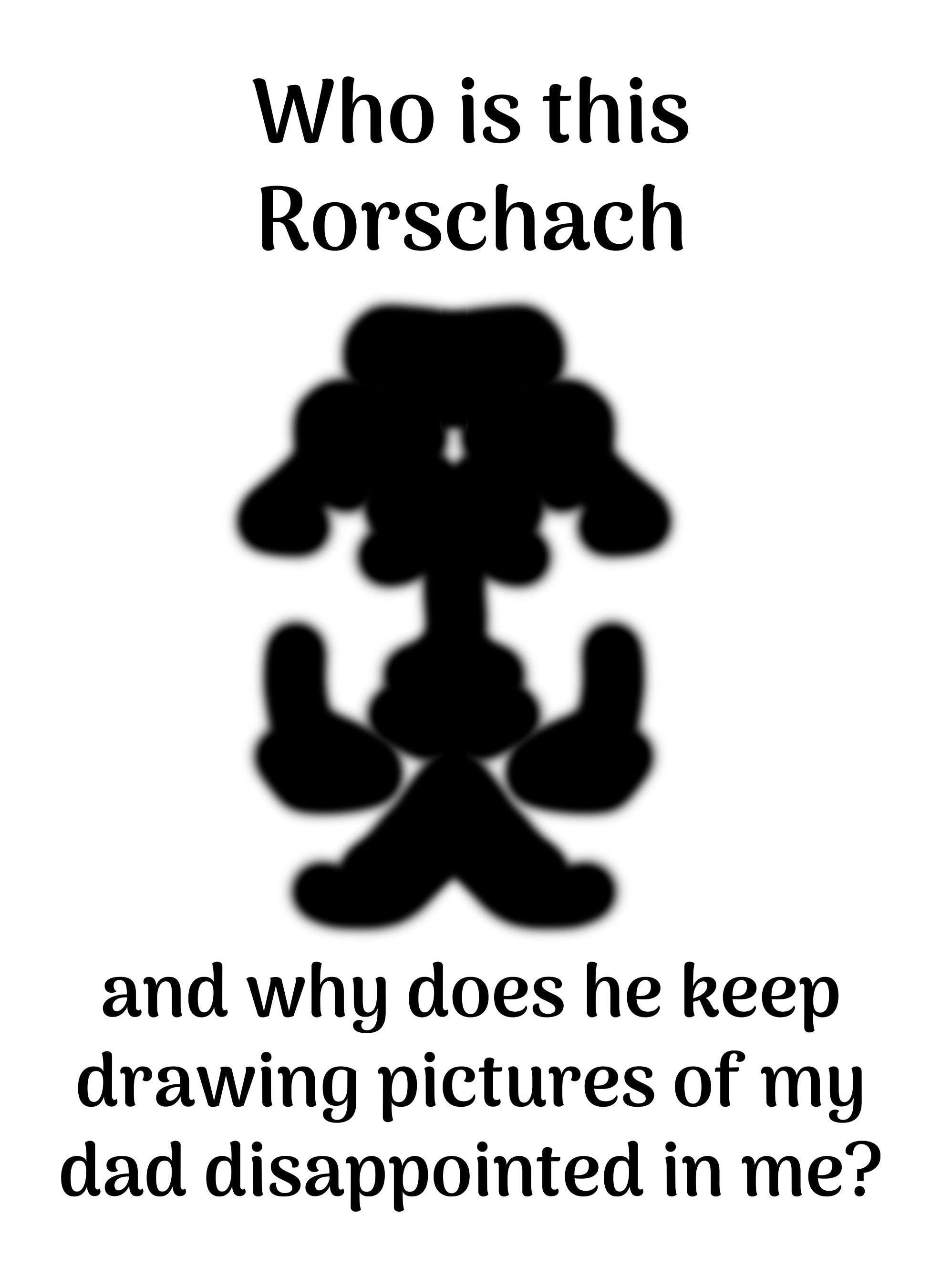 Who is this Rorschach? T-Shirt