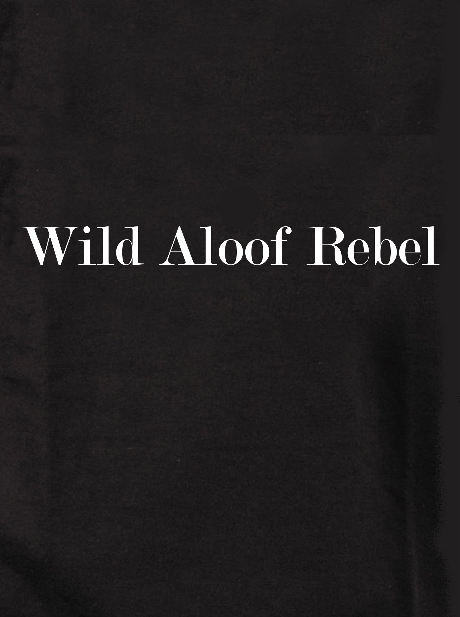 Wild Aloof Rebel Kids T-Shirt
