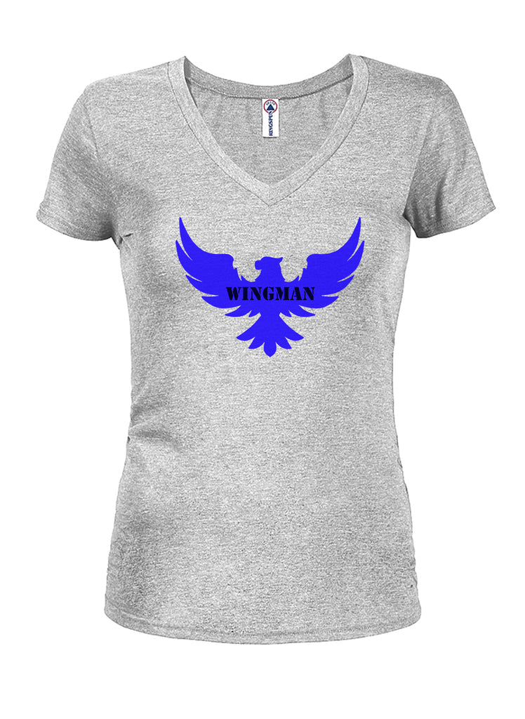 Wingman Juniors V Neck T-Shirt