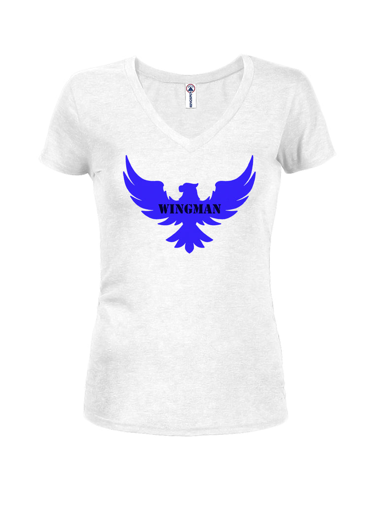 Wingman Juniors V Neck T-Shirt