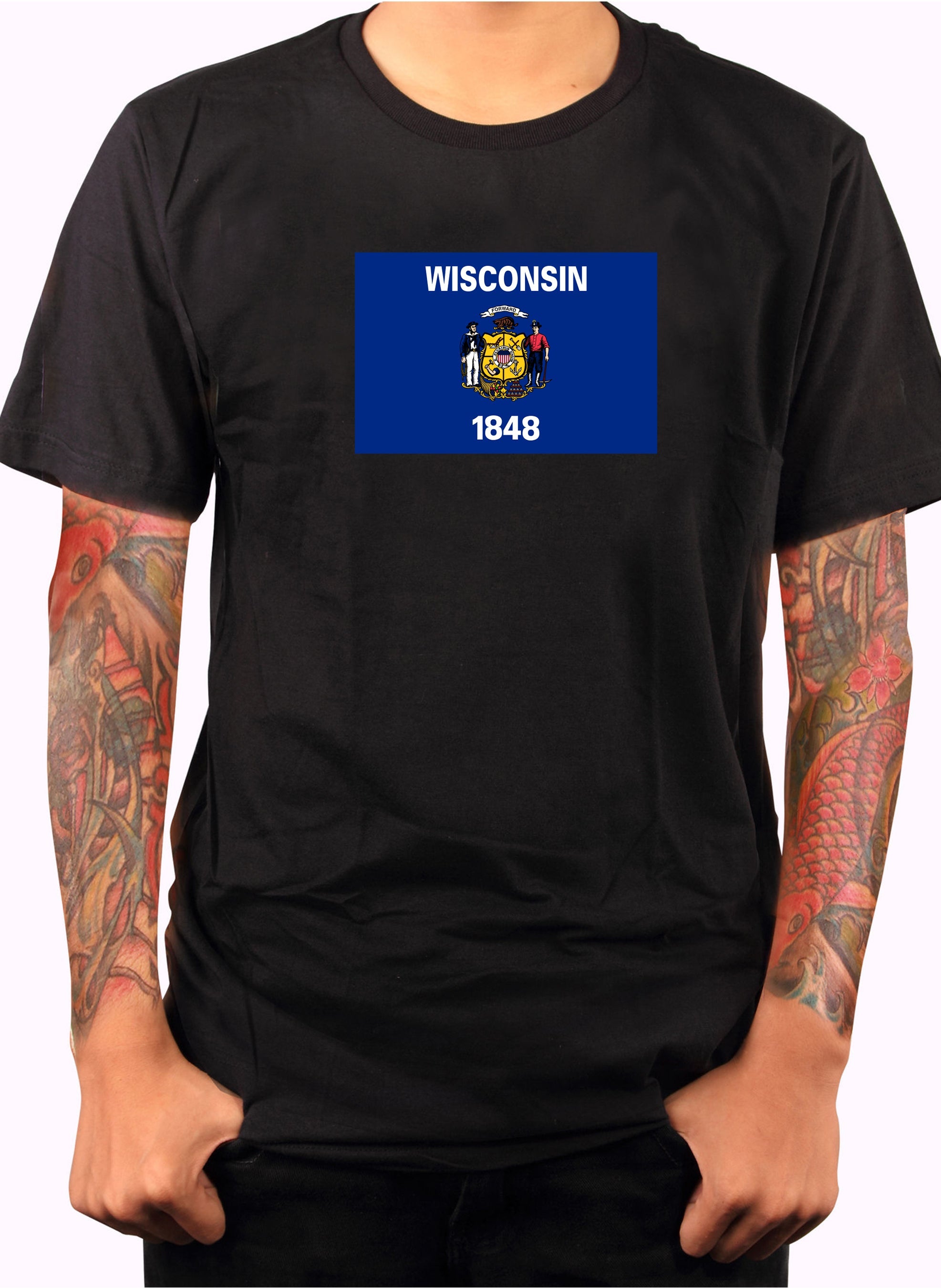 Wisconsin State Flag T-Shirt