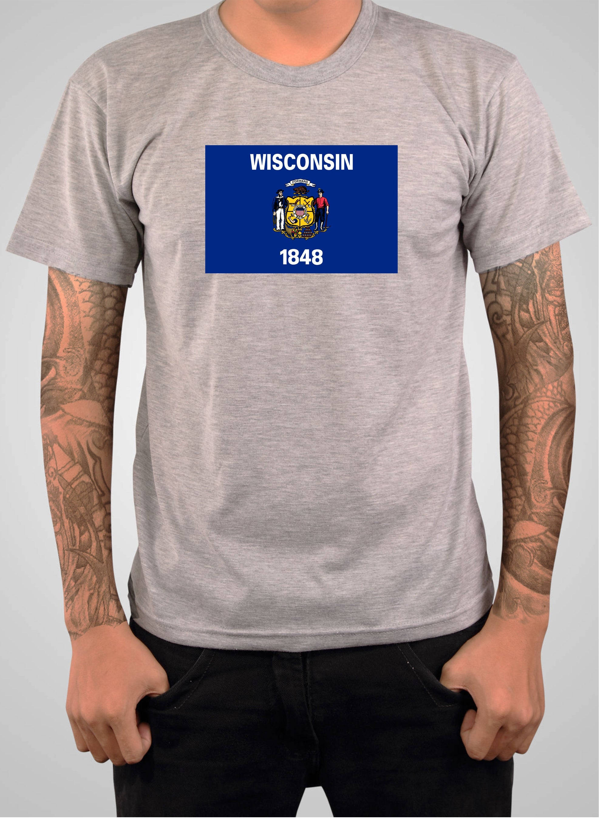 Wisconsin State Flag T-Shirt