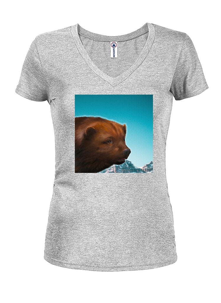 Wolverine Mountain Juniors V Neck T-Shirt