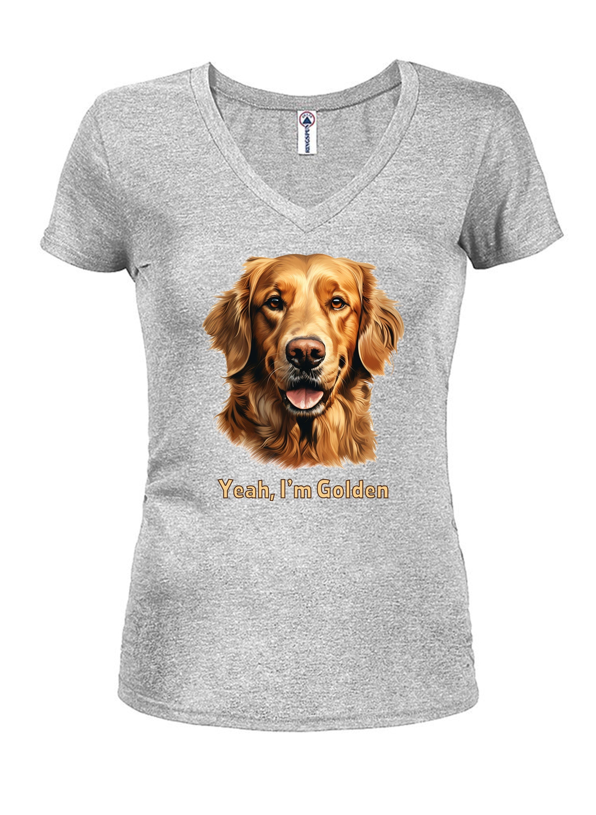 Yeah, I’m Golden Juniors V Neck T-Shirt