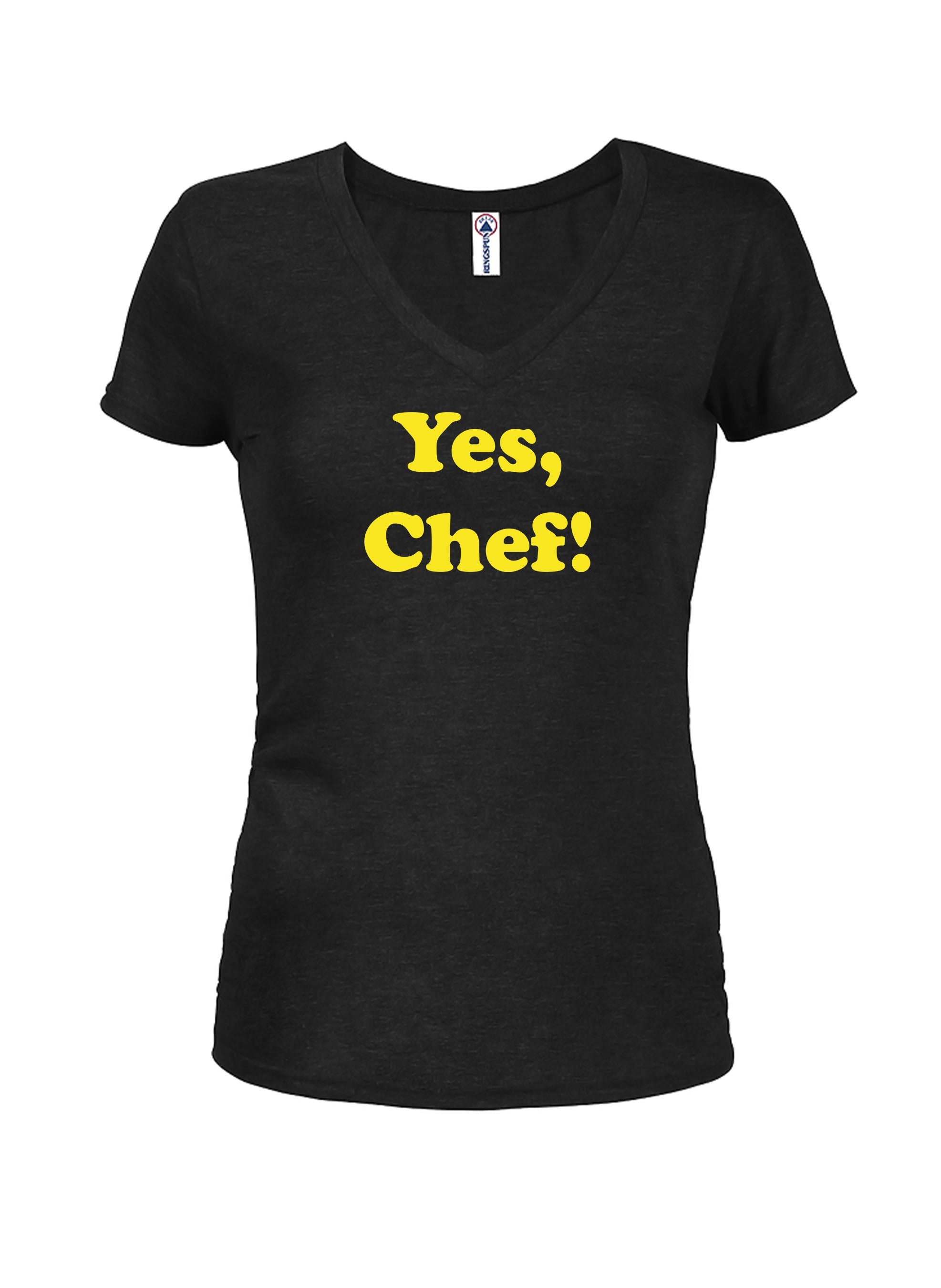 Yes, Chef! Juniors V Neck T-Shirt