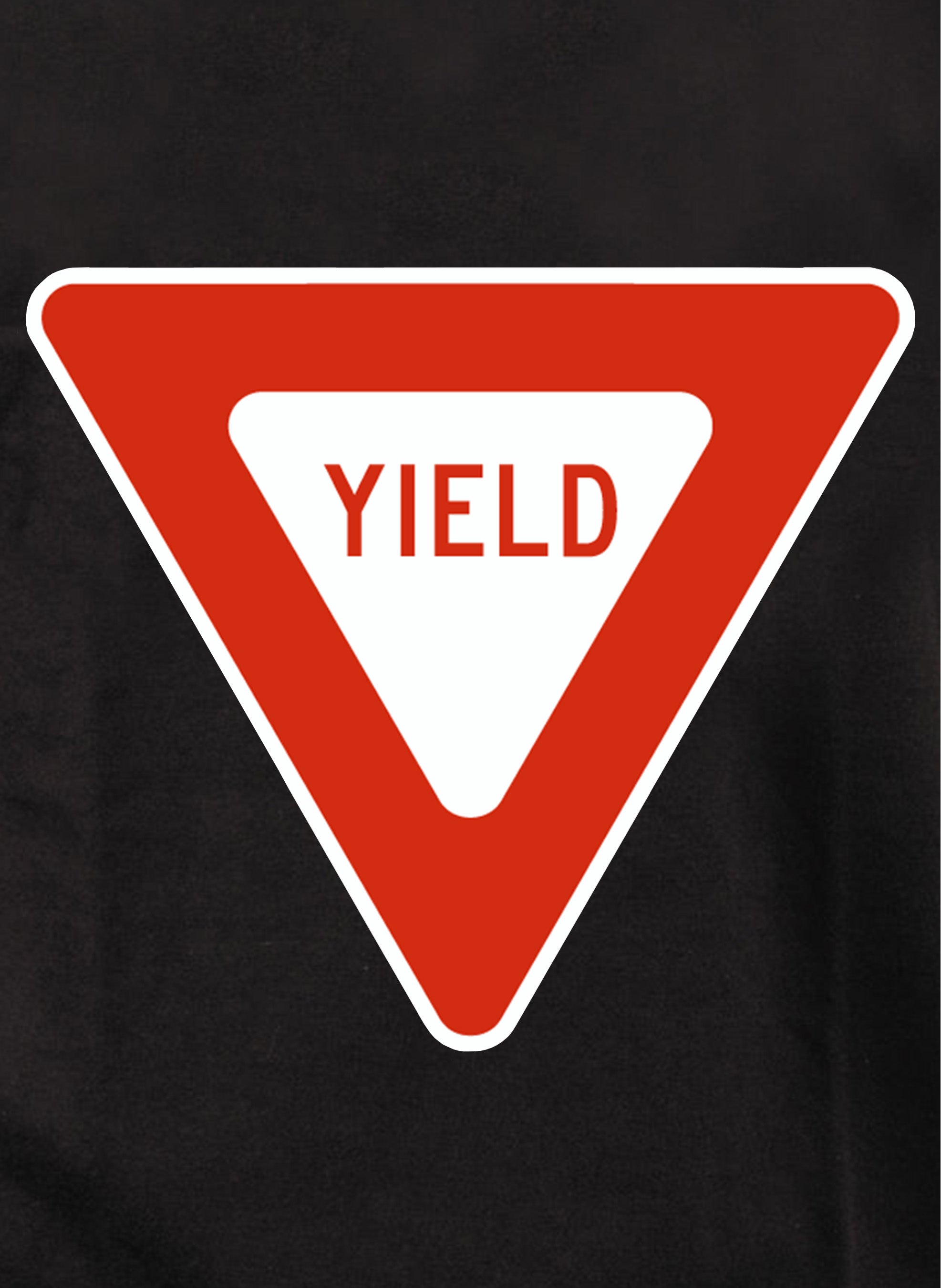Yield Sign Kids T-Shirt
