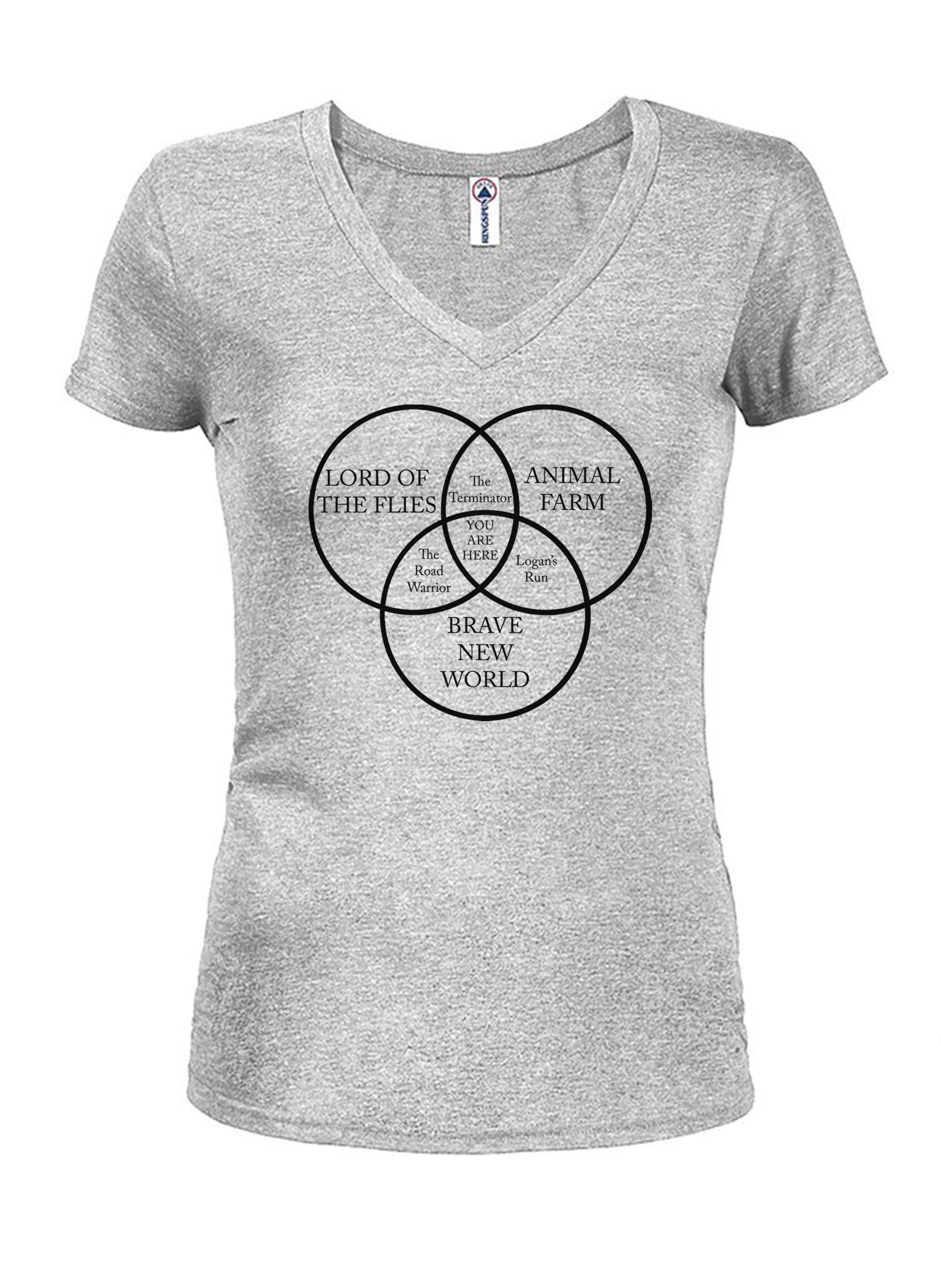 You Are Here Venn Diagram T-Shirt