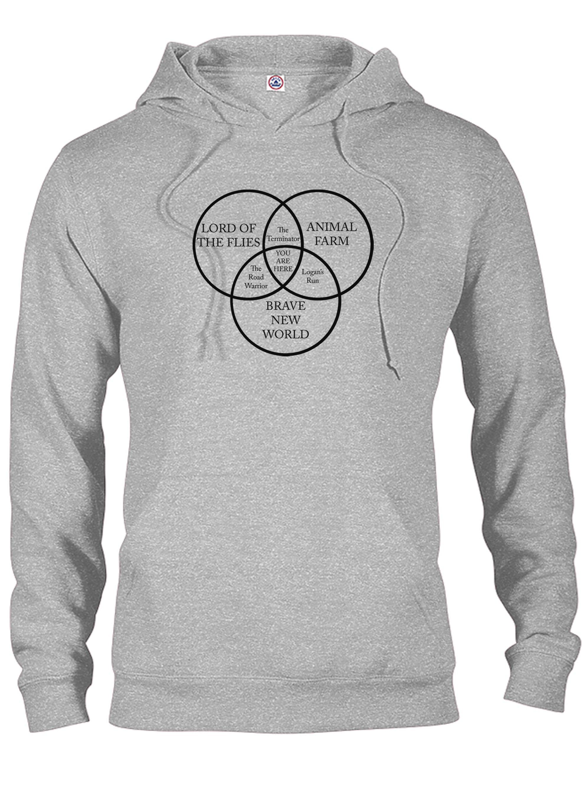 You Are Here Venn Diagram T-Shirt