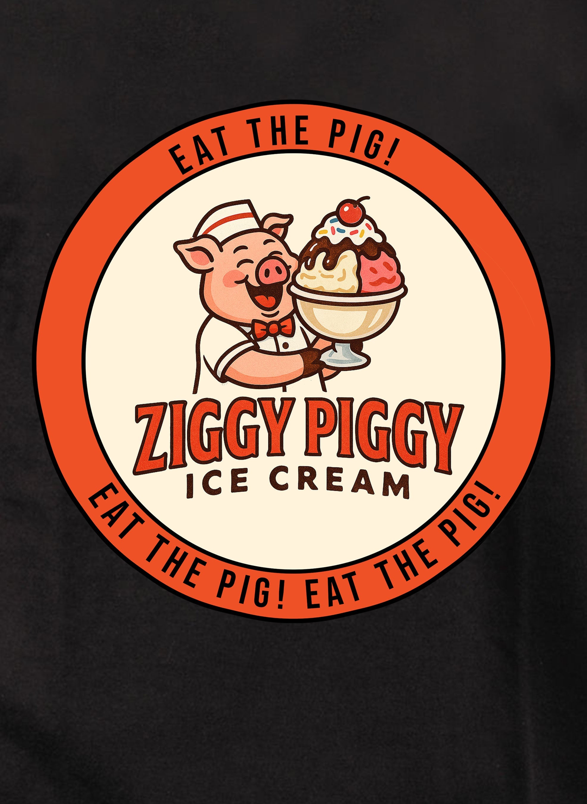 Ziggy Piggy Eat the Pig Kids T-Shirt