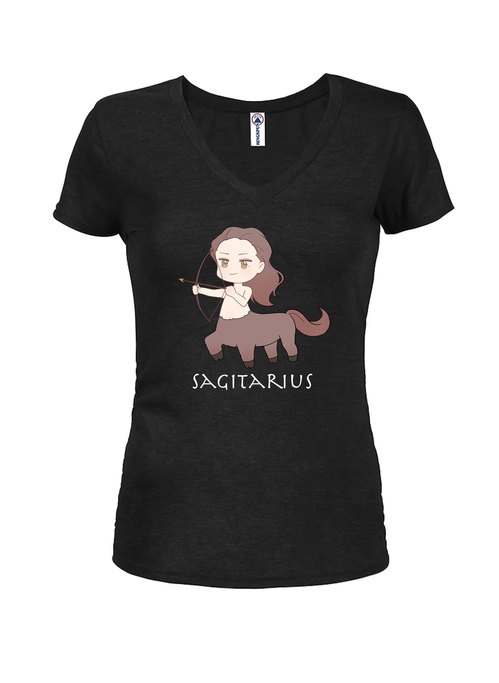 Zodiac Sagitarius Juniors V Neck T-Shirt
