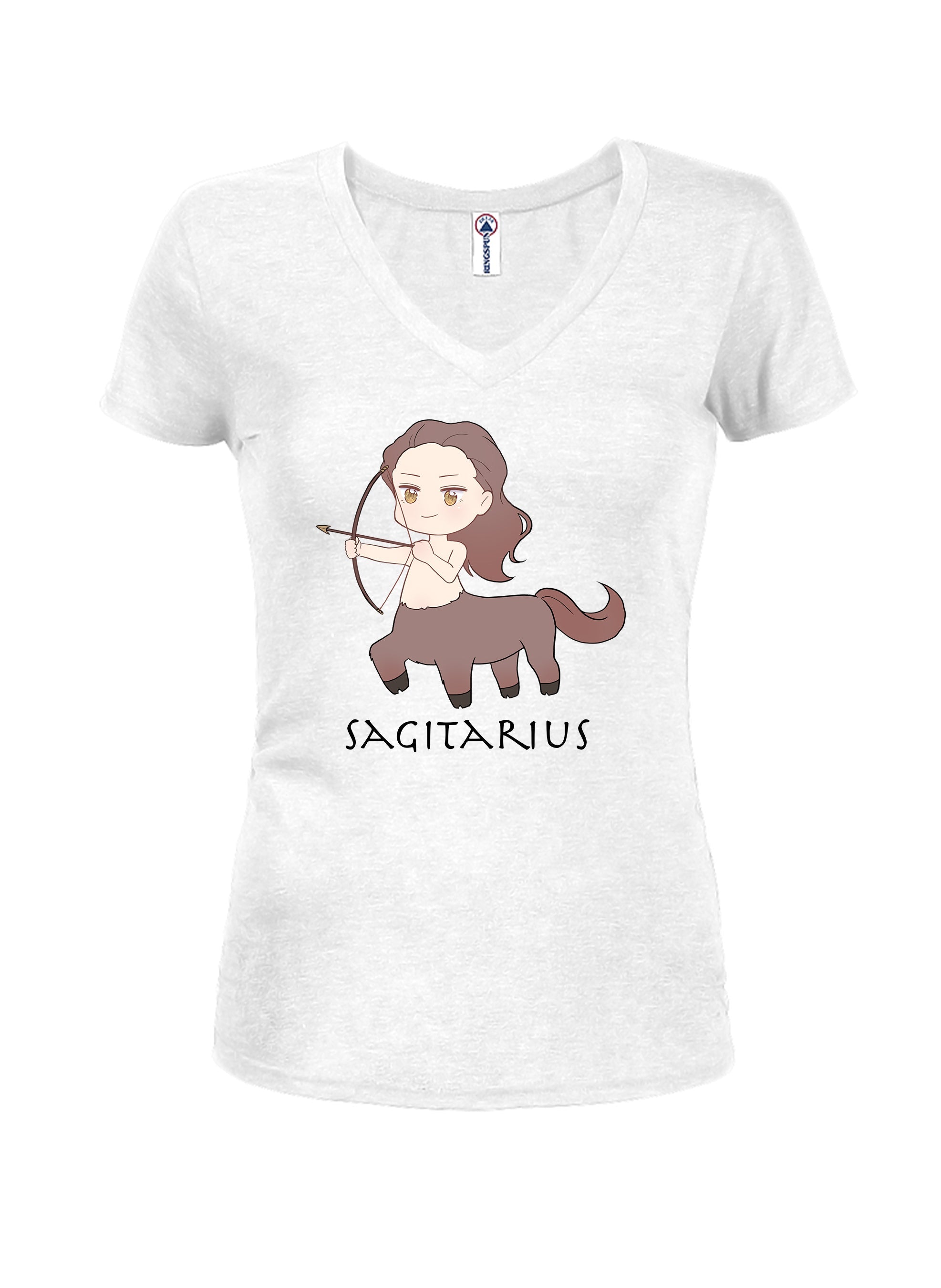 Zodiac Sagitarius Juniors V Neck T-Shirt