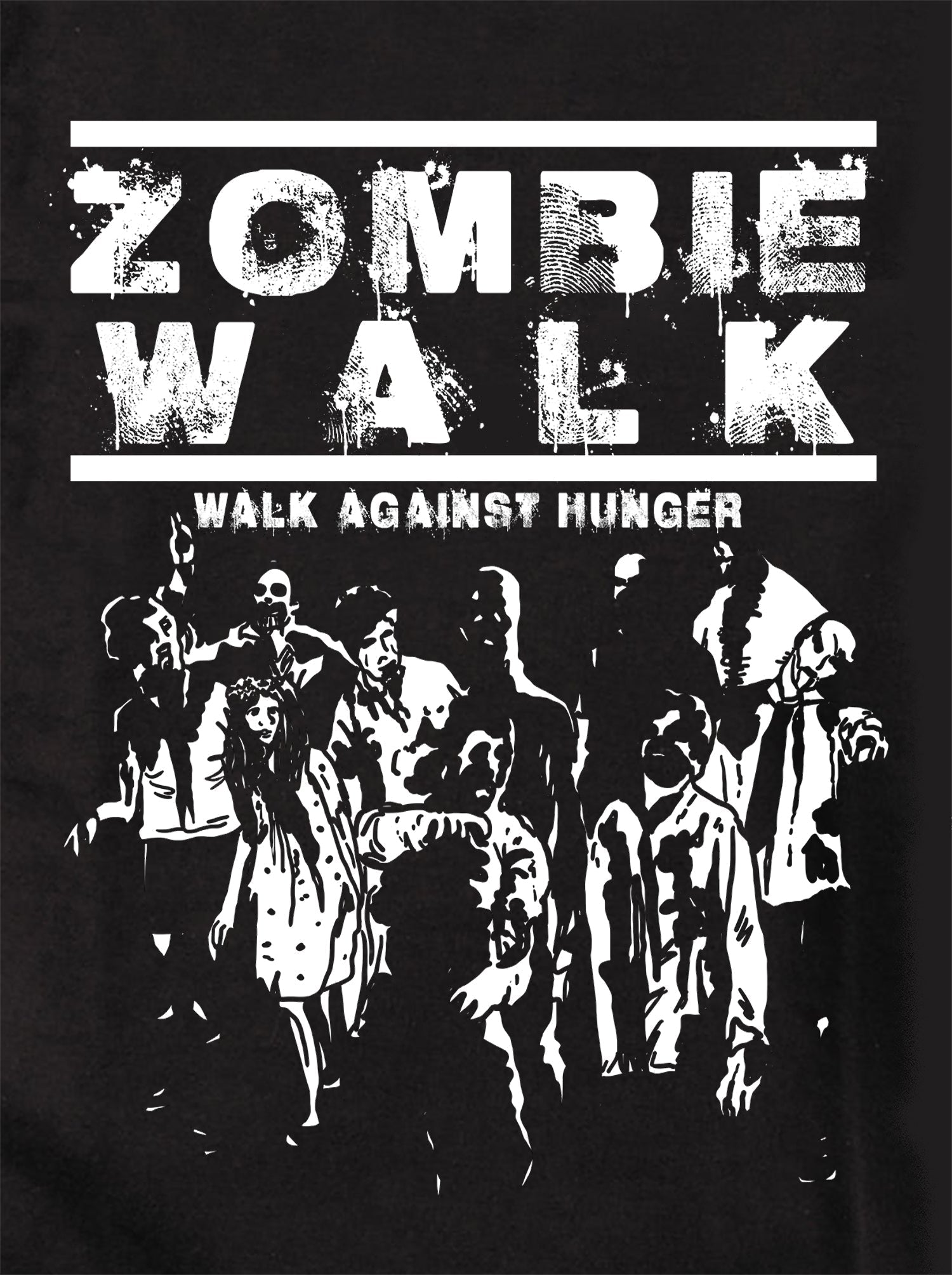 Zombie Walk Against Hunger Kids T-Shirt