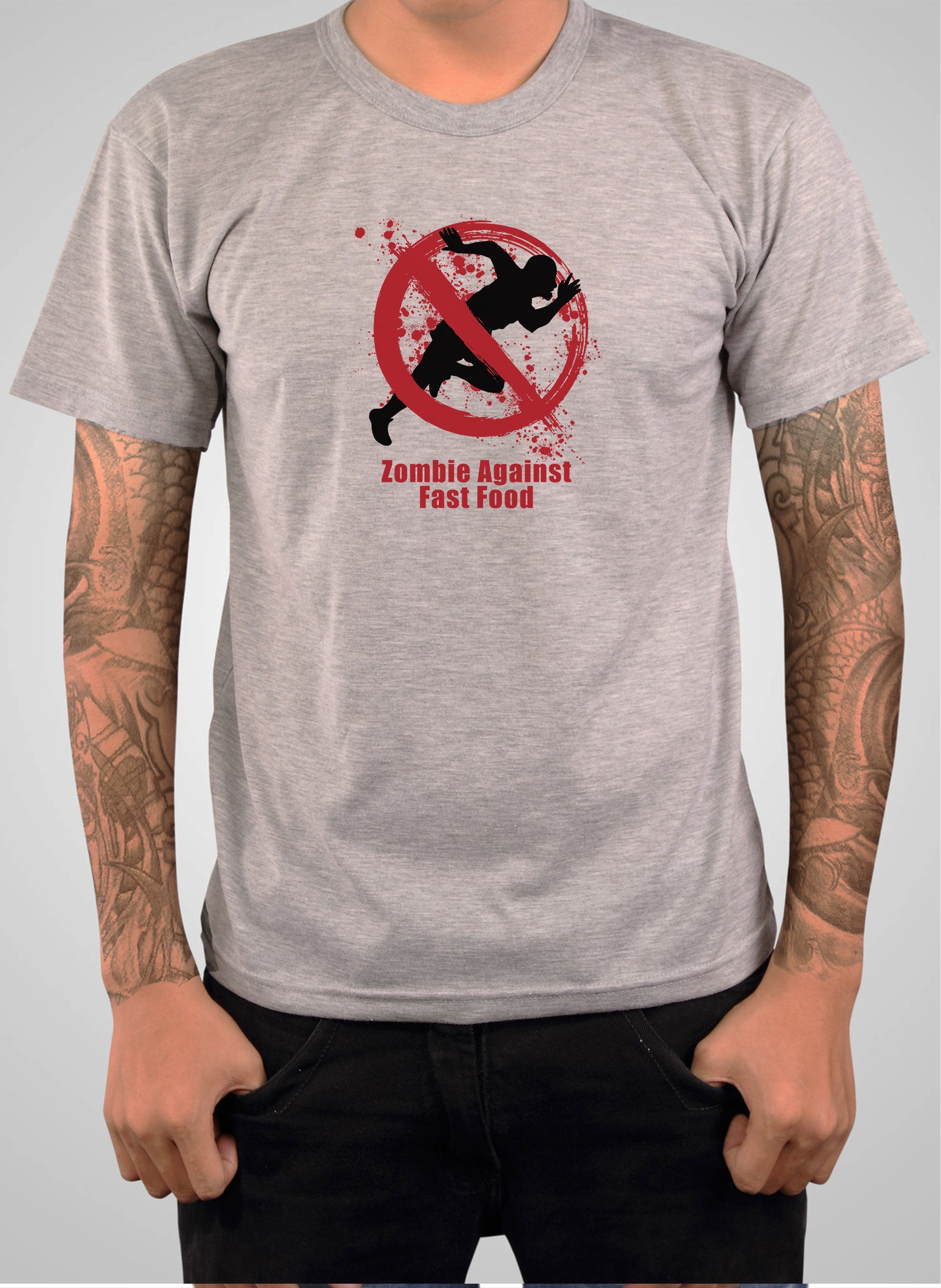Zombies Against Fast Food T-Shirt