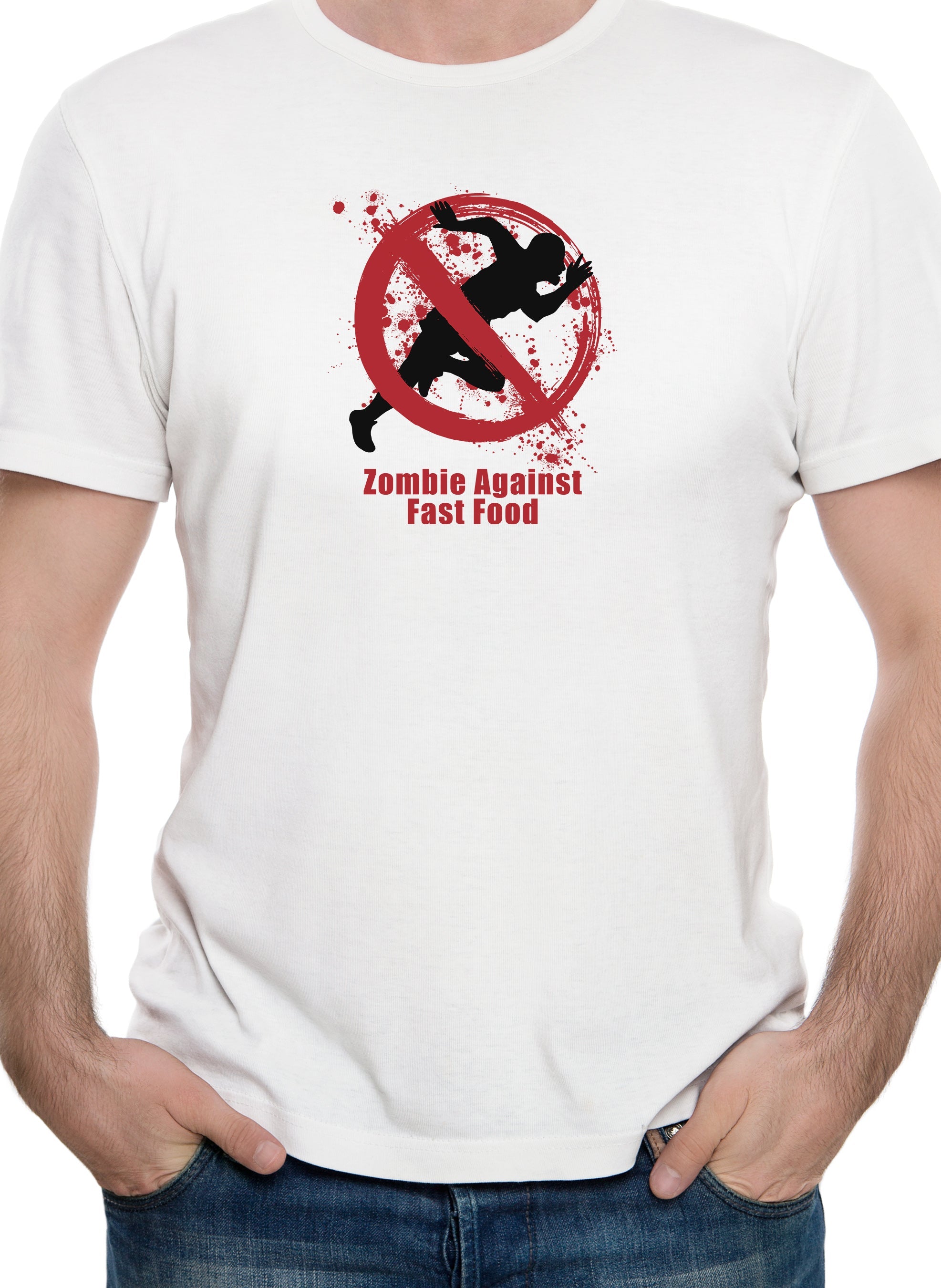 Zombies Against Fast Food T-Shirt