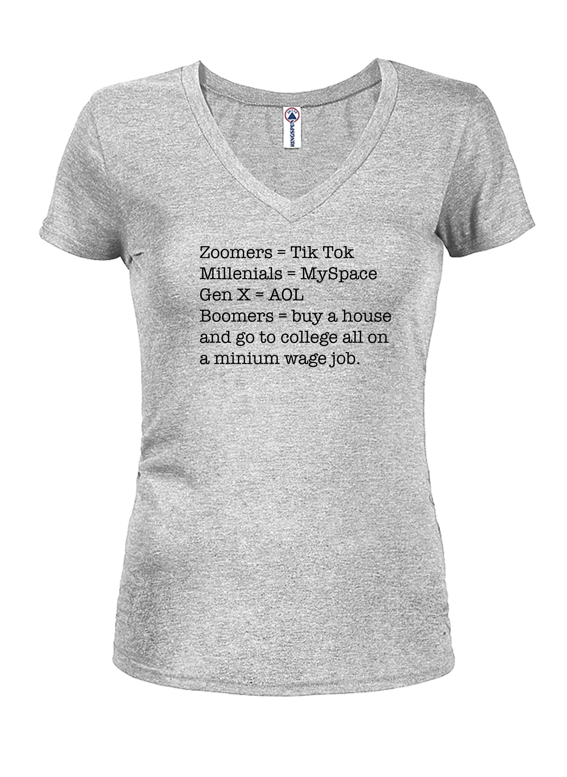Zoomers Millenials Gen X Boomers T-Shirt