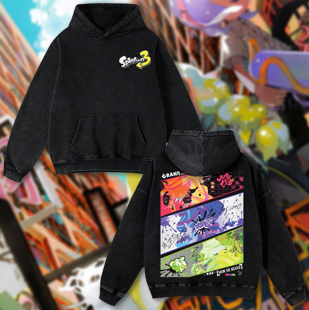 Splatoon 3 Cotton Unisex Round Neck Anime T-Shirt