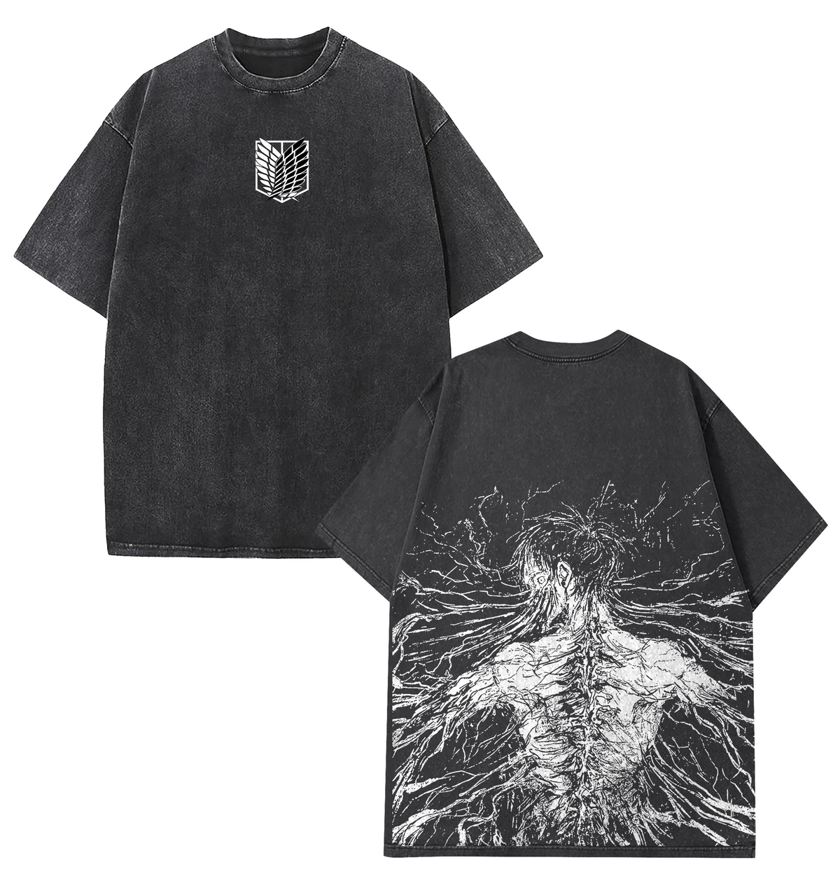 Eren Yeager Retro Heavy T-Shirt | Attack on Titan