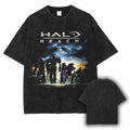 Halo Reach Unisex Washed Cotton – Washed Tee Cotton Menswear Top  | SEP 28